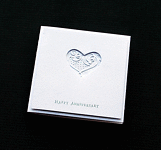 Happy Anniversary Heart - Handcrafted Anniversary Card - dr19-0005